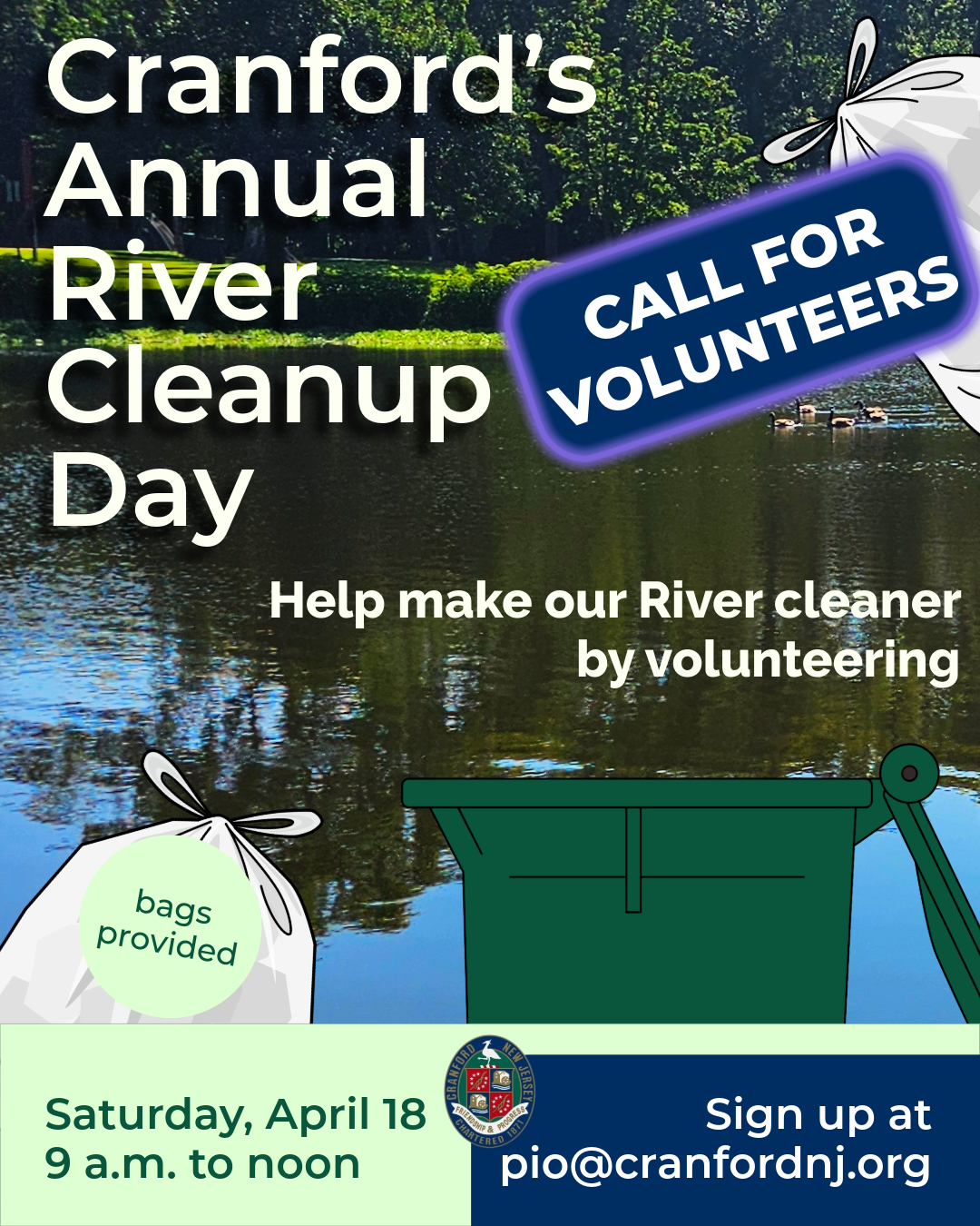 Cranford Annual River Cleanup 2026