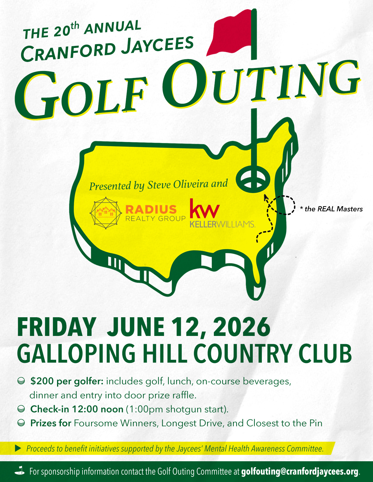 Cranford Jaycees Golf Outing 2026